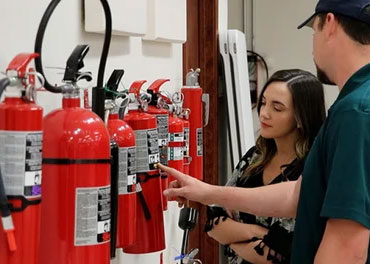Fire Extinguisher Installation<